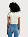 thumb-Crop Kadın Tshirt K.kol