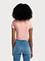 thumb-Crop Kadın Tshirt K.kol