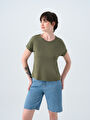 thumb-Loose Fit Kadın Tshirt K.kol
