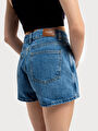 thumb-Regular Fit Kadın Şort
