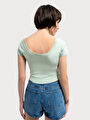 thumb-Crop Kadın Tshirt K.kol