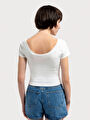 thumb-Crop Kadın Tshirt K.kol