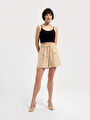 thumb-Regular Fit Kadın Şort