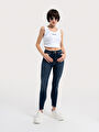 thumb-Natalie Skinny Fit Kadın Pantolon