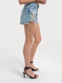 thumb-Regular Fit Kadın Şort