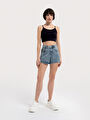 thumb-Regular Fit Kadın Şort