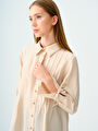 thumb-Loose Fit Kadın Gömlek U.kol