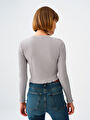 thumb-Fitted Kadın Bluz U.kol