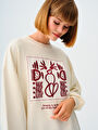 thumb-Loose Fit Kadın Sweatshirt