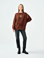 thumb-Oversize Kadın Sweatshirt