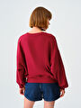 thumb-Loose Crop Kadın Sweatshirt