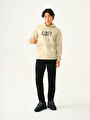 thumb-Regular Fit Erkek Sweatshirt