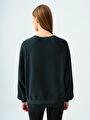 thumb-Oversize Kadın Sweatshirt