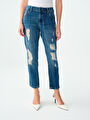 thumb-Boyfriend Regular Fit Kadın Pantolon