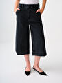 thumb-Culotte Cropped Regular Fit Kadın Pantolon