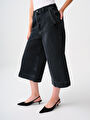 thumb-Culotte Cropped Regular Fit Kadın Pantolon