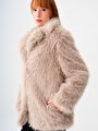 thumb-Loose Fit Kadın Mont