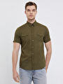 thumb-Regular Fit Erkek Gömlek K.kol