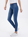thumb-Nicole Skinny Fit Kadın Pantolon