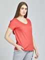 thumb-Regular Fit Kadın Tshirt K.kol