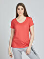 thumb-Regular Fit Kadın Tshirt K.kol