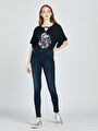 thumb-Nicole Skinny Fit Kadın Pantolon