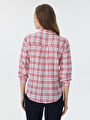 thumb-Regular Fit Kadın Gömlek U.kol