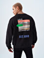 thumb-Oversize Erkek Sweatshirt