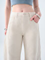 thumb-Barrel Barrel Fit Kadın Pantolon