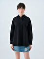 thumb-Oversize Fit Kadın Gömlek U.kol