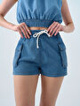thumb-Regular Fit Kadın Şort