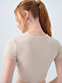 thumb-Crop Kadın Tshirt K.kol