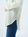 thumb-Loose Fit Kadın Gömlek U.kol