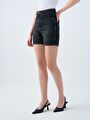 thumb-Regular Fit Kadın Şort