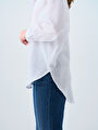 thumb-Loose Fit Kadın Gömlek U.kol