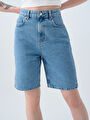 thumb-Regular Fit Kadın Şort