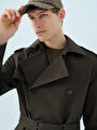 thumb-Regular Fit Erkek Trenchcoat