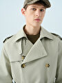 thumb-Regular Fit Erkek Trenchcoat