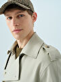 thumb-Regular Fit Erkek Trenchcoat