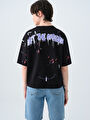 thumb-Oversize Kadın Tshirt K.kol