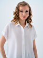 thumb-Regular Fit Kadın Gömlek K.kol
