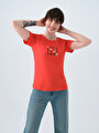 thumb-Regular Fit Kadın Tshirt K.kol