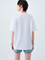 thumb-Oversize Kadın Tshirt K.kol