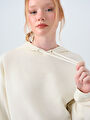 thumb-Loose Crop Kadın Sweatshirt