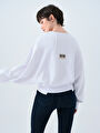 thumb-Regular Long Crop Kadın Sweatshirt