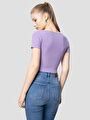 thumb-Fitted Kadın Tshirt K.kol