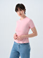 thumb-Fitted Kadın Tshirt K.kol