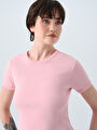 thumb-Fitted Kadın Tshirt K.kol