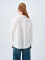 thumb-Regular Fit Kadın Gömlek U.kol