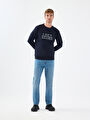 thumb-Regular Fit Erkek Sweatshirt